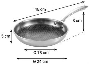 TESCOMA Panvica SteelCRAFT ¤ 24 cm, 24 cm