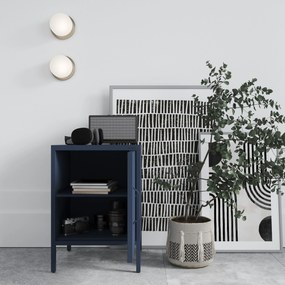 Nočný stolík MIA, 424 x 595 x 400 mm, Modern: tmavomodrá farba