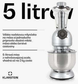 Klarstein Lucia, kuchynský robot, mixér, mlynček na mäso, 1800 W