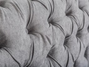 Paris Chesterfield sedačka sivá