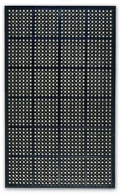 Odolná priemyselná gumová rohož, 90 x 150 cm, bez spojov, čierna