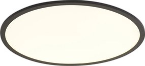 Inteligentný LED panel čierny 60 cm vrátane LED stmievania do tepla s diaľkovým ovládaním - Knob