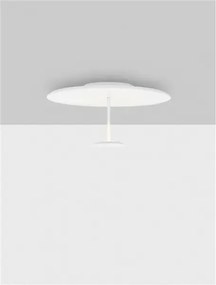 LED stmievateľné biele moderné stropné svietidlo Nima 45