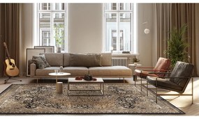Vlnený koberec v medenej farbe 133x180 cm Ava - Agnella