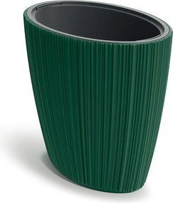 Kvetináč Oros 59,5 cm tmavozelený