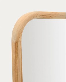 Nástenné zrkadlo s dreveným rámom 54x154 cm Milsa – Kave Home