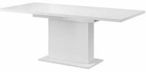 Rozkladací jedálenský stôl STRAP biely