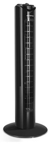 Aigostar B.V. Aigostar - Stĺpový ventilátor 45W/230V čierna AI1064