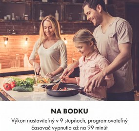 Klarstein Delicatessa 60 Hybrid, vstavaná indukčná varná doska, 7000 W, 4 zóny