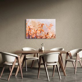 Obraz - Maľované kvety (90x60 cm)