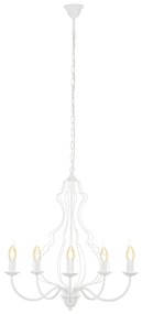 MARGARET WHITE 6330 | drôtený biely luster
