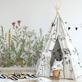 Samolepka do detskej izby farby lúky L