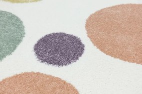 Detský koberec LIMA M042A krémový / ružový