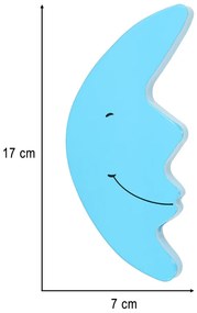 KIK Balančná hra Balancing Moon, drevená Montessori skladačka s 18 farebnými kockami