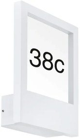 Eglo 98143 - Domové číslo MONTEROS 1xE27/28W/230V IP44 biela