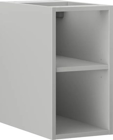 Mexen Box-A, otvorená skrinka s policou 25 cm, sivá matná, 91AX2-0250-470-0-62