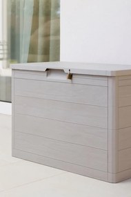 WOODYS záhradný plastový úložný box 160 L, svetlo šedá