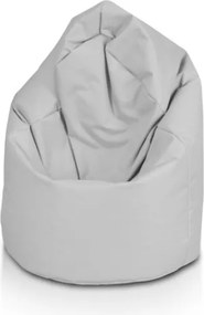 Sedací vak hruška Sako XL polyester - svetlo sivá