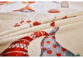 Svetlohnedé obliečky na jednolôžko z mikroplyšu 140x200 cm Goblin – My House