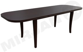 Rozkladací stôl A2 90x160x240, Morenie: biela