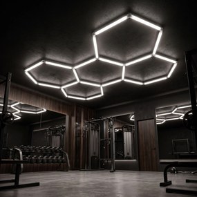 Toolight Toolight, LED stropné svietidlo HEXAGON 5 modulov, JNH051-H, biela, OSW-56243