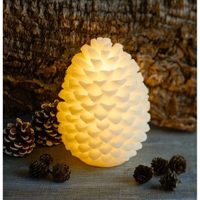 Biela vianočná svetelná dekorácia ø 14 cm Clara – Sirius