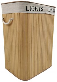 Dekorstudio Bambusový kôš na prádlo 80l