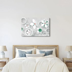 Obraz kvetinové abstrakcie (90x60 cm)