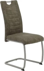 Jedálenská stolička Ulla, hnedá vintage látka%