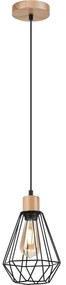 Brilagi - Luster na lanku WOODY BASKET 1xE27/60W/230V dub