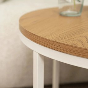 PROXIMA.store - Dizajnový konferenčný stolík CONNY FARBA: biely mramor, FARBA NÔH: čierna