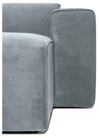 Sivý menčestrový modul pohovky (pravý roh) Sting – Scandic