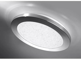 Stropné svietidlo LED Pixel 22,5 cm 12W  IP44 chróm+Granila 3000k