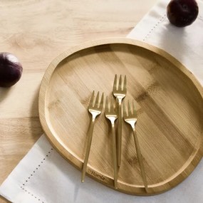 Súprava dezertných vidličiek NOIA zlatá 4 ks 890708