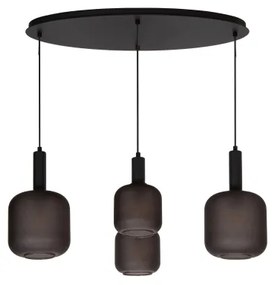 Lucide 45405/04/30 - Luster na lanku ELOISE 4xE27/40W/230V čierna