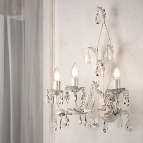 ONLI - Nástenné svietidlo TERESA 3xE14/6W/230V biela