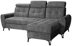 Sedacia súprava Lavante, pravá, sivá (rinaldi 13)