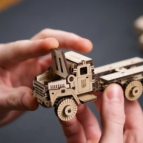 Ugears 3D mechanické puzzle Vojenský nákladiak 91 ks