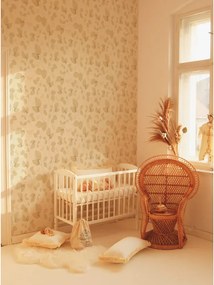 Tapeta jemné béžové listy 280×50 cm