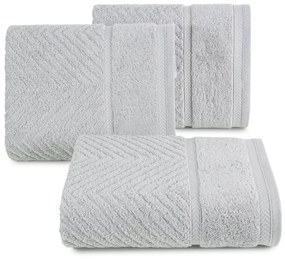 BAVLNENÝ UTERÁK KALIA4 50X90 CM STRIEBORNÁ