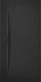 Mexen Egon, SMC obdĺžniková sprchová vanička 200 x 80 cm, čierna, 4R708020