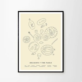 The Poster Club Plagát Delights at the Table by Isabelle Vandeplassche 70x100
