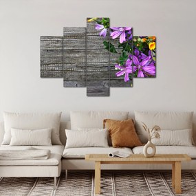 Obraz - lúčne kvety (150x105 cm)