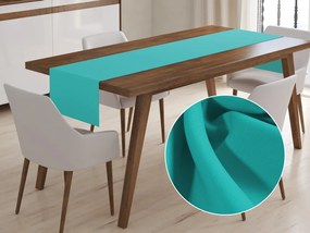 Biante Dekoračný behúň na stôl Rongo RG-020 Tyrkysový 35x120 cm