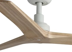 FARO 34281 -Stropný ventilátor KLIM S borovica/biela pr. 92,5 cm+dálkové ovládanie