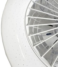 LED Stropné svietidlo s ventilátorom STAR LED/48W/230V + diaľkové ovládanie