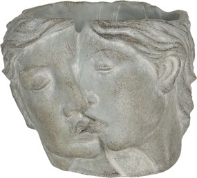 Kvetináč v dizajne prepojených tvárou Homme - 16 * 14 * 13 cm