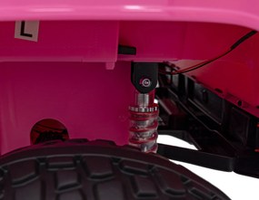 Ramiz Terénne auto OFF-ROAD 3.0 pre deti ružové + diaľkové ovládanie + pomalý štart + pásy + LED a zvuky