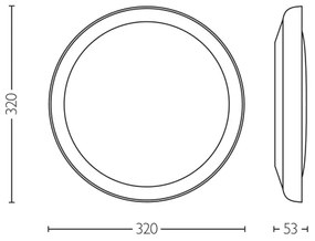 Philips - LED Stmievateľné stropné svietidlo PEBBLO LED/10W/230V 2700K čierna