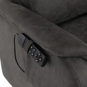 Polohovacie kreslo čierne, elektrické TV-L8904 BK3